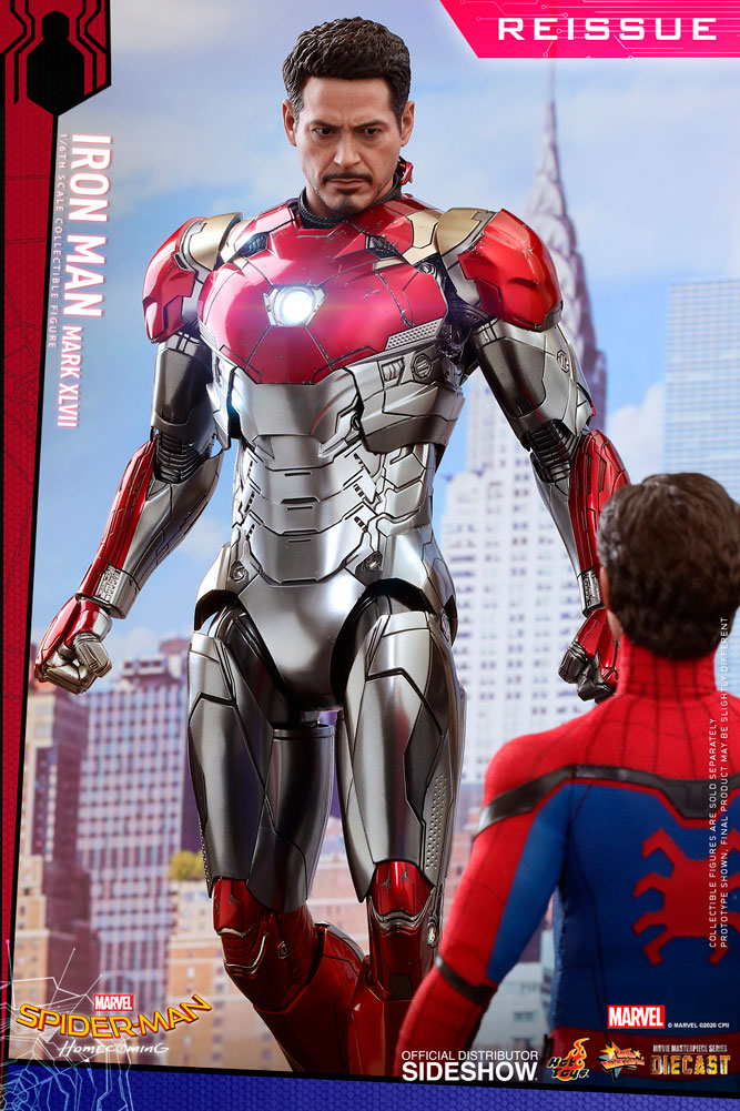 Load image into Gallery viewer, Hot Toys - Spider-Man: Homecoming - Iron Man Mark XLVII [Reissue]
