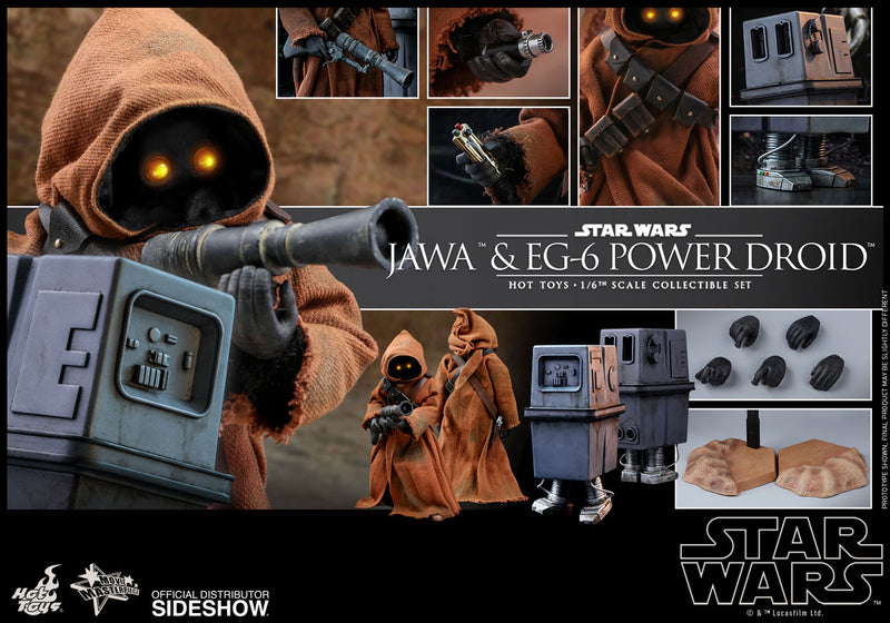 Load image into Gallery viewer, Hot Toys - Star Wars Episode IV: A New Hope - Jawa &amp; EG-6 Power Droid
