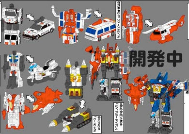 Kabaya Transformers Gum Series - Defensor / Protectobot Set