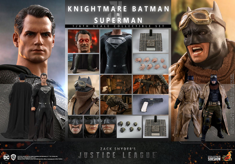 Load image into Gallery viewer, Hot Toys - Justice League - Knightmare Batman and Superman Set
