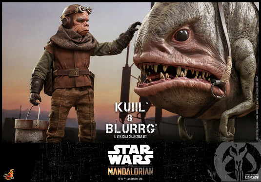 Hot Toys - Star Wars The Mandalorian - Kuiil and Blurrg Set (Restock)