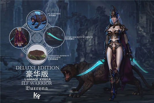 KY Workshop - Elf Female Soldier Burryna - Black Deluxe Version (Deposit Required)