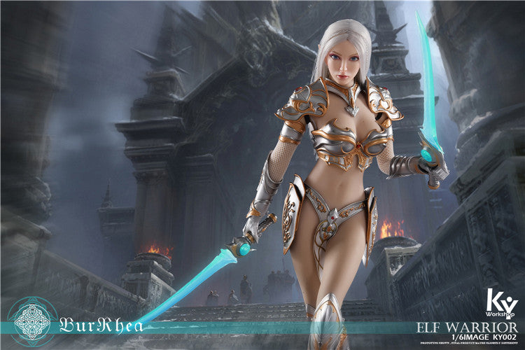 Load image into Gallery viewer, KY Workshop - Elf Female Soldier Burryna - Silver Standard Version
