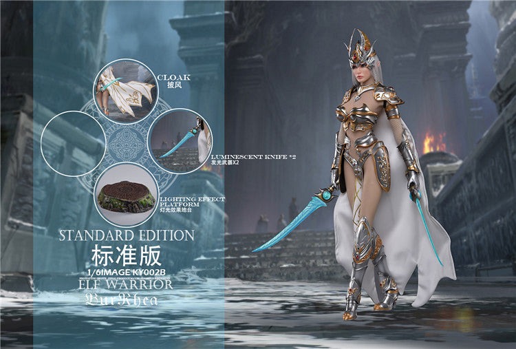 Load image into Gallery viewer, KY Workshop - Elf Female Soldier Burryna - Silver Standard Version
