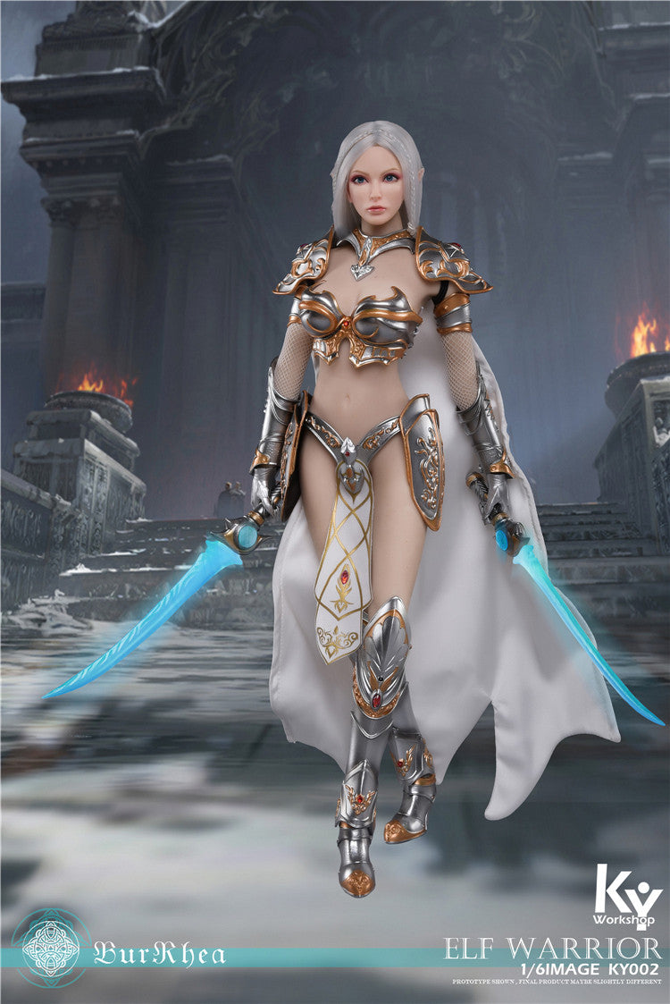 Load image into Gallery viewer, KY Workshop - Elf Female Soldier Burryna - Silver Standard Version
