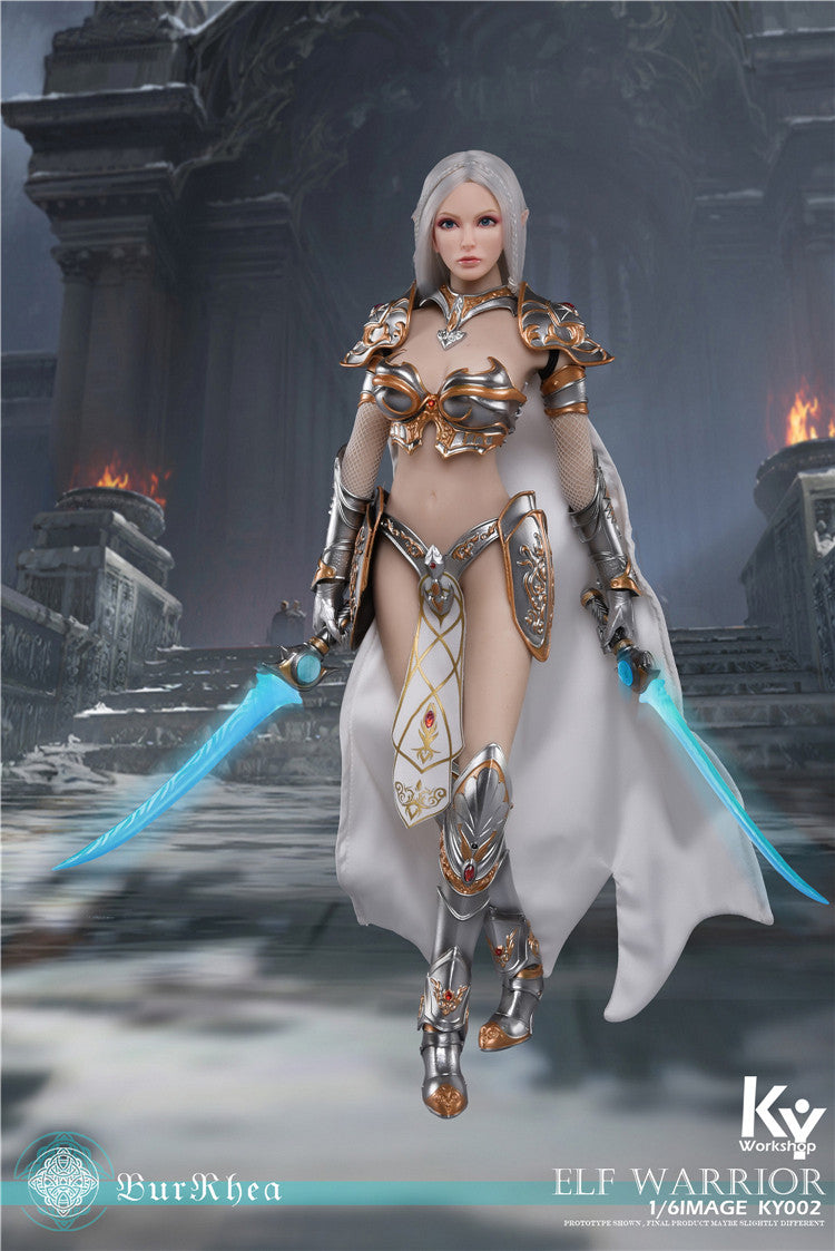 Load image into Gallery viewer, KY Workshop - Elf Female Soldier Burryna - Silver Deluxe Version
