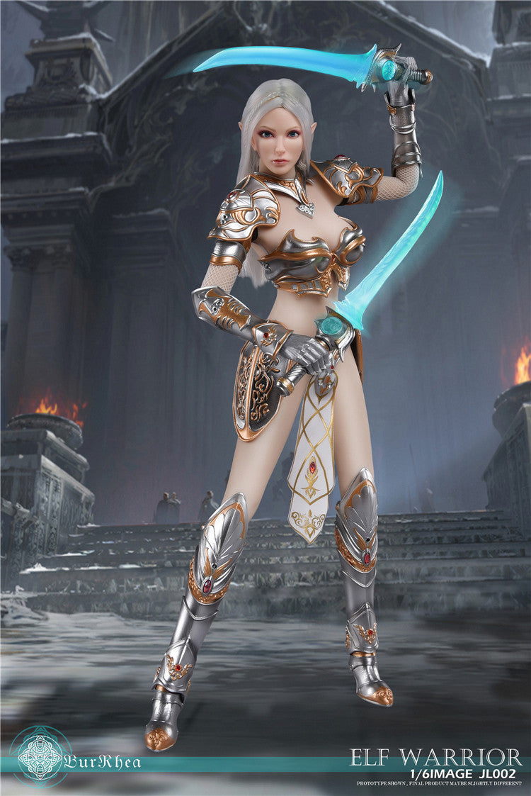 Load image into Gallery viewer, KY Workshop - Elf Female Soldier Burryna - Silver Deluxe Version
