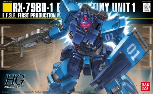 HGUC 1/144 - 080 RX-79BD-1 Blue Destiny Unit 1
