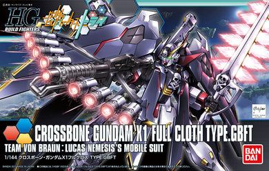 High Grade Build Fighters 1/144 - 035 Crossbone Gundam X1 Full Cloth Type.GBFT
