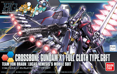 Bandai - High Grade Build Fighters 1/144 - 035 Crossbone Gundam X1 Full Cloth Type GBFT