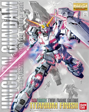 Master Grade 1/100 - Unicorn Gundam Red/Green Twin Frame Edition [Titanium Finish]