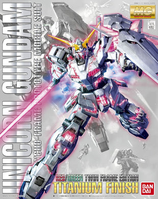Master Grade 1/100 - Unicorn Gundam Red/Green Twin Frame Edition [Titanium Finish]