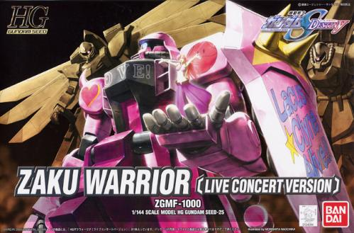 High Grade Gundam Seed 1/144 - 25 Zaku Warrior (Live Concert Version)