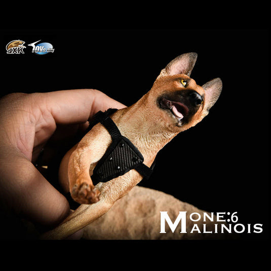 JXK - Malinois Loyal Fighting Warrior Light Color Dog -  Deluxe Edition