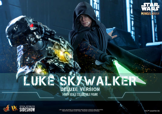 Hot Toys - Star Wars The Mandalorian: Luke Skywalker Jedi Knight with Grogu Deluxe