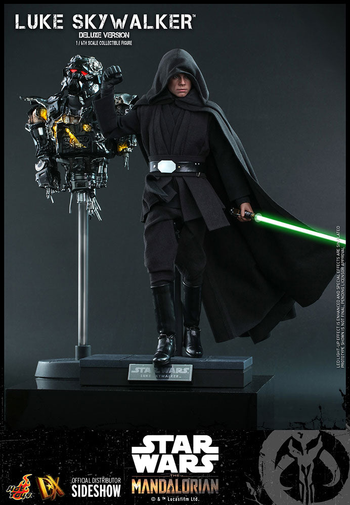 Load image into Gallery viewer, Hot Toys - Star Wars The Mandalorian: Luke Skywalker Jedi Knight with Grogu Deluxe
