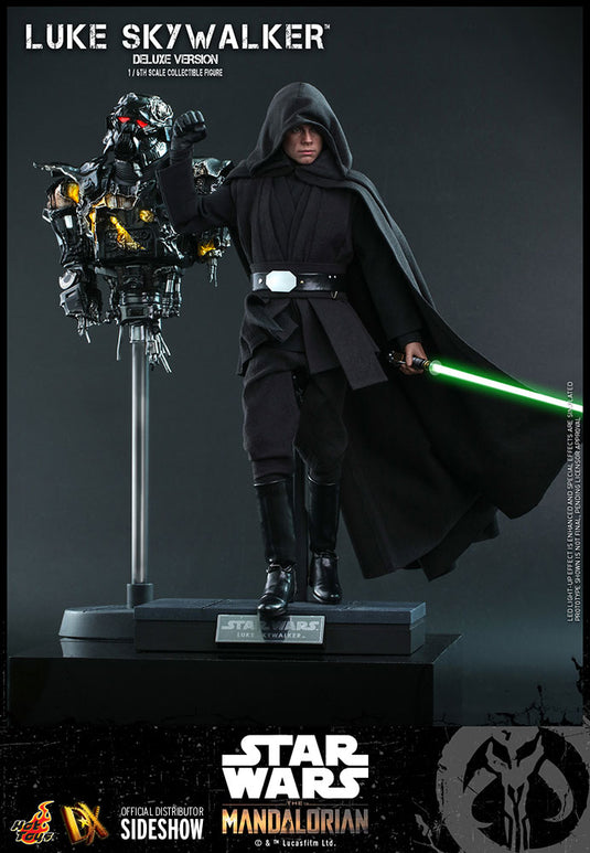 Hot Toys - Star Wars The Mandalorian: Luke Skywalker Jedi Knight with Grogu Deluxe
