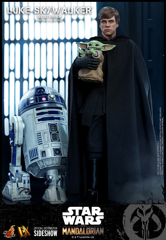 Load image into Gallery viewer, Hot Toys - Star Wars The Mandalorian: Luke Skywalker Jedi Knight with Grogu Deluxe
