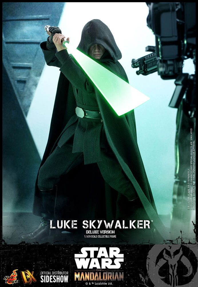 Load image into Gallery viewer, Hot Toys - Star Wars The Mandalorian: Luke Skywalker Jedi Knight with Grogu Deluxe
