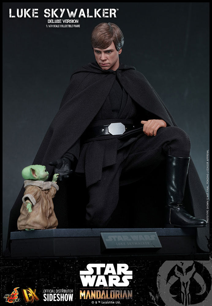 Load image into Gallery viewer, Hot Toys - Star Wars The Mandalorian: Luke Skywalker Jedi Knight with Grogu Deluxe
