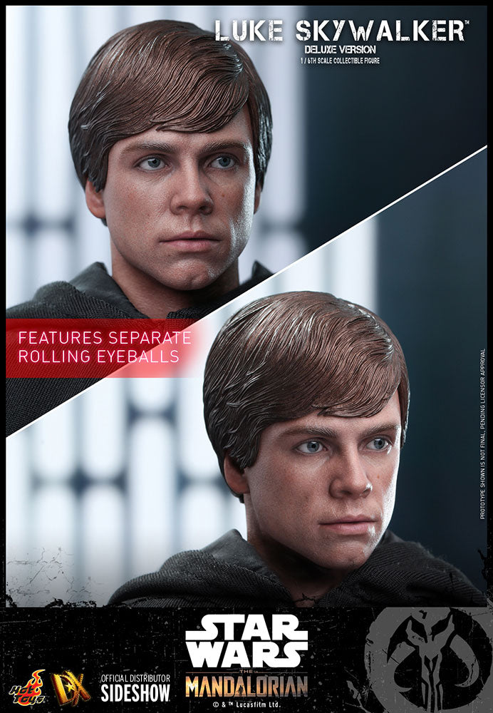 Load image into Gallery viewer, Hot Toys - Star Wars The Mandalorian: Luke Skywalker Jedi Knight with Grogu Deluxe

