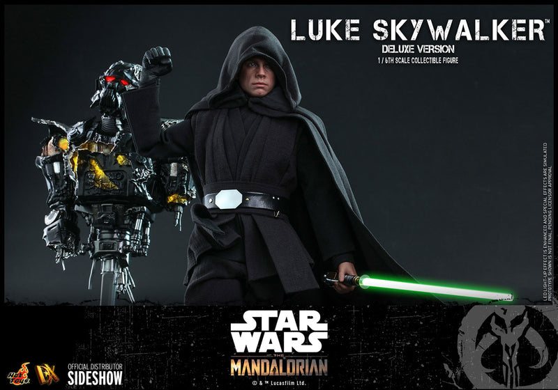 Load image into Gallery viewer, Hot Toys - Star Wars The Mandalorian: Luke Skywalker Jedi Knight with Grogu Deluxe
