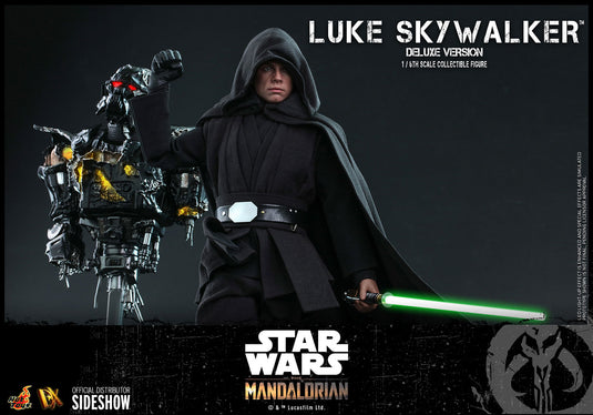 Hot Toys - Star Wars The Mandalorian: Luke Skywalker Jedi Knight with Grogu Deluxe