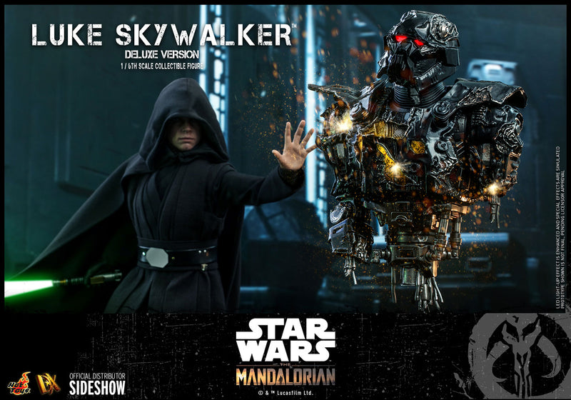 Load image into Gallery viewer, Hot Toys - Star Wars The Mandalorian: Luke Skywalker Jedi Knight with Grogu Deluxe
