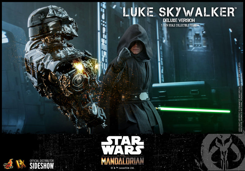 Load image into Gallery viewer, Hot Toys - Star Wars The Mandalorian: Luke Skywalker Jedi Knight with Grogu Deluxe
