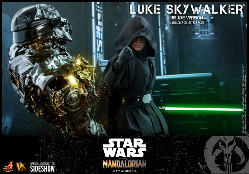 Load image into Gallery viewer, Hot Toys - Star Wars The Mandalorian: Luke Skywalker Jedi Knight with Grogu Deluxe

