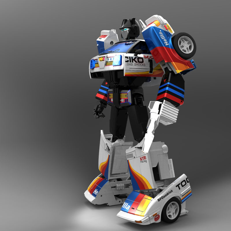 Load image into Gallery viewer, X-Transbots - MX-25RR Maedas (Rainbow Racer Version) (Limited)
