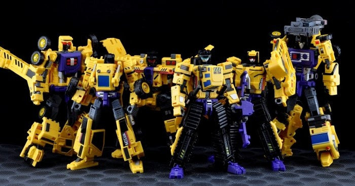 Load image into Gallery viewer, Maketoys - MTCombiner - Yellow Giant - Complete Set
