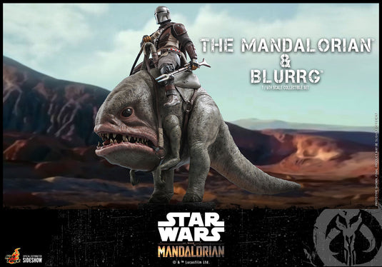 Hot Toys - Star Wars The Mandalorian - Mandalorian and  Blurrg Set