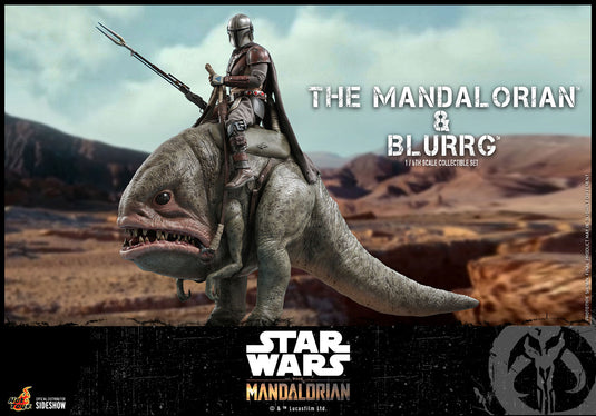 Hot Toys - Star Wars The Mandalorian - Mandalorian and  Blurrg Set