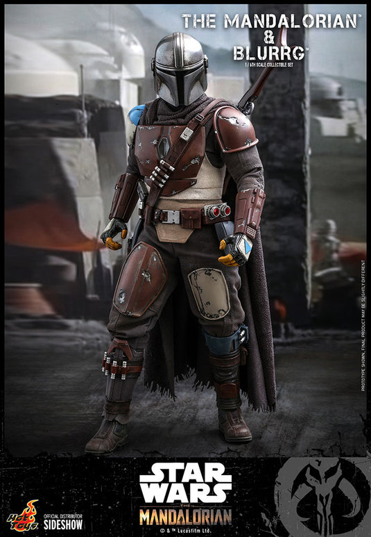 Hot Toys - Star Wars The Mandalorian - Mandalorian and  Blurrg Set