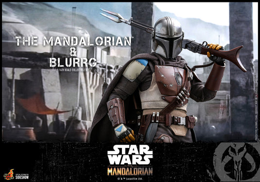 Hot Toys - Star Wars The Mandalorian - Mandalorian and  Blurrg Set