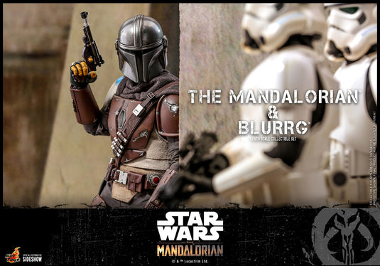 Hot Toys - Star Wars The Mandalorian - Mandalorian and  Blurrg Set