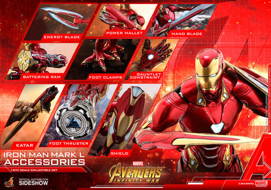 Hot Toys Avengers Infinity War Iron Man Mark L Accessory Set