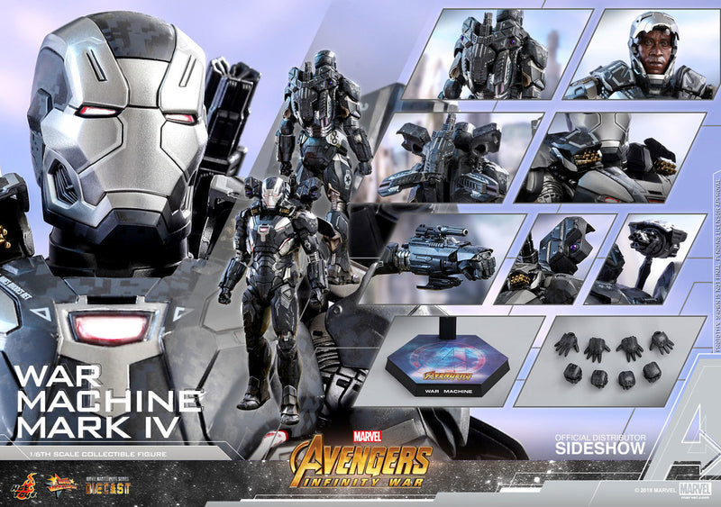 Load image into Gallery viewer, Hot Toys - Avengers: Infinity War - War Machine Mark IV Diecast
