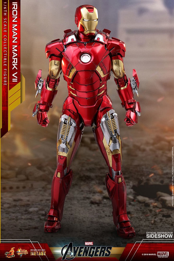 Load image into Gallery viewer, Hot Toys - Avengers: Iron Man Mark VII Diecast
