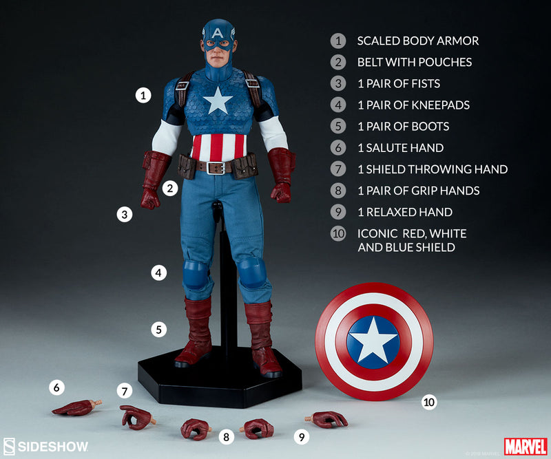 Load image into Gallery viewer, Sideshow - Captain America
