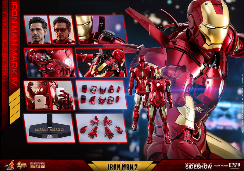Load image into Gallery viewer, Hot Toys - Iron Man 2 - Iron Man Mark IV Diecast Movie Masterpiece
