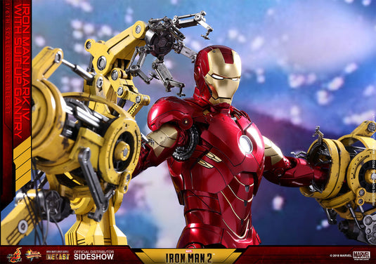 Hot Toys - Iron Man 2 - Iron Man Mark IV Diecast Movie Masterpiece with Suit-Up Gantry