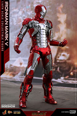 Hot Toys - Iron Man 2 -  Iron Man Mark V Diecast Movie Masterpiece