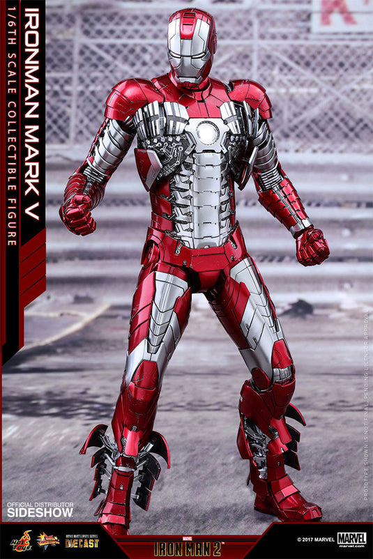 Hot Toys - Iron Man 2 -  Iron Man Mark V Diecast Movie Masterpiece