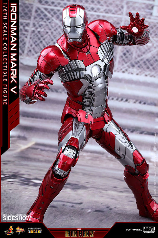 Hot Toys - Iron Man 2 -  Iron Man Mark V Diecast Movie Masterpiece