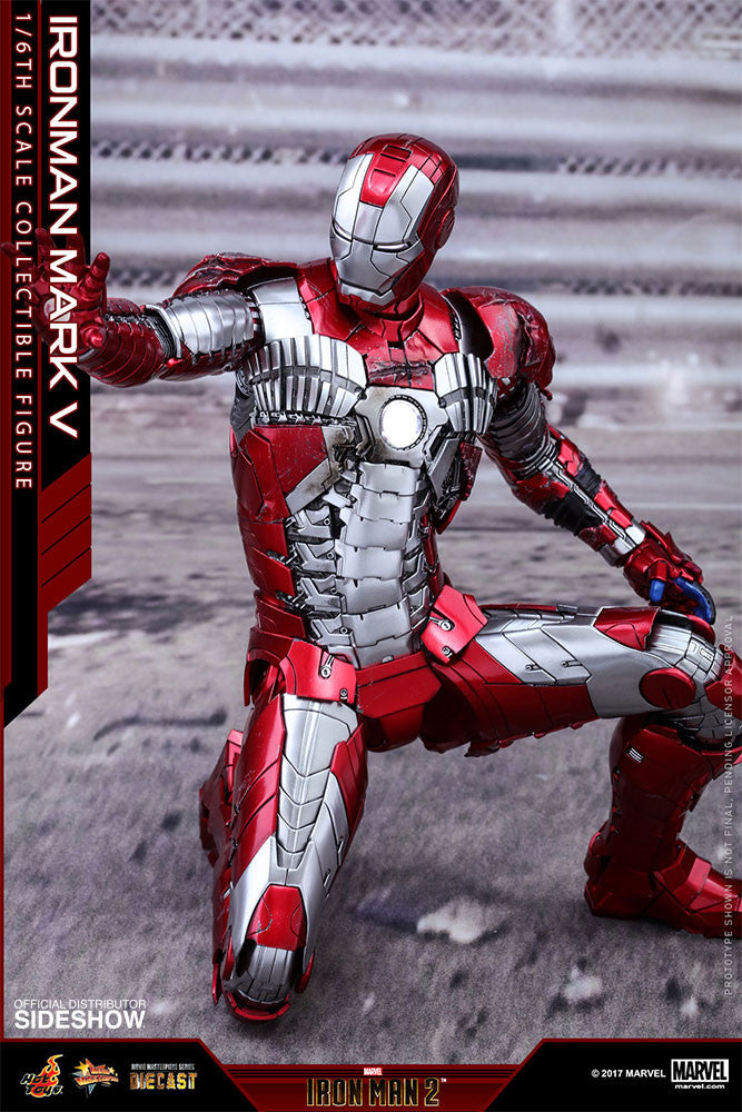 Load image into Gallery viewer, Hot Toys - Iron Man 2 -  Iron Man Mark V Diecast Movie Masterpiece
