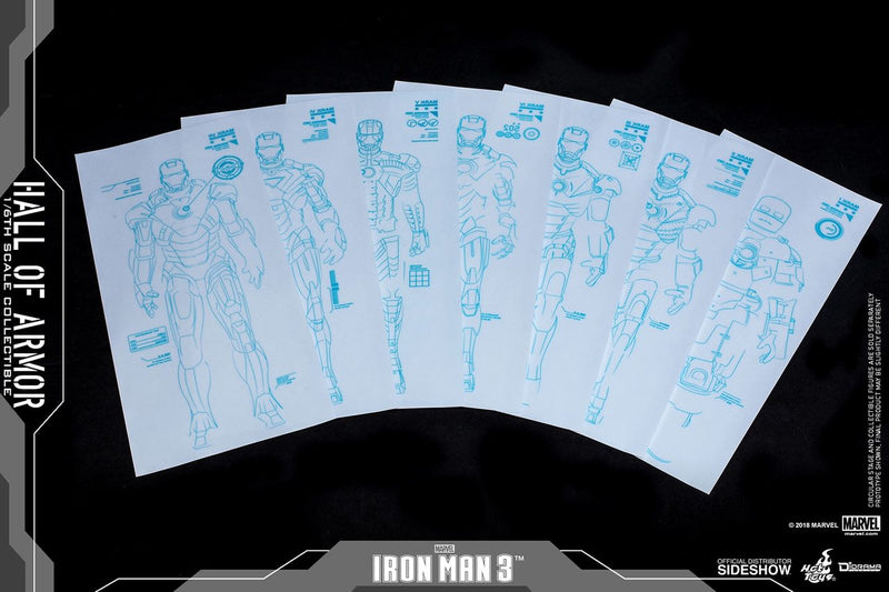 Load image into Gallery viewer, Hot Toys - Diorama Series - Iron Man 3: Hall of Armor Single
