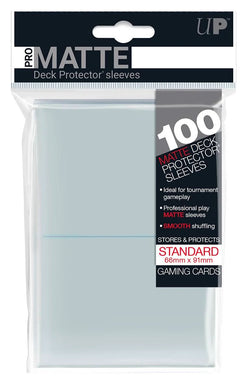 Ultra PRO - Pro-Matte Clear Deck Protectors - 100 Sleeves