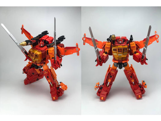 Fans Hobby - MasterBuilder - MB06D Power Baser + MB-11D God Armour (Orange Set)